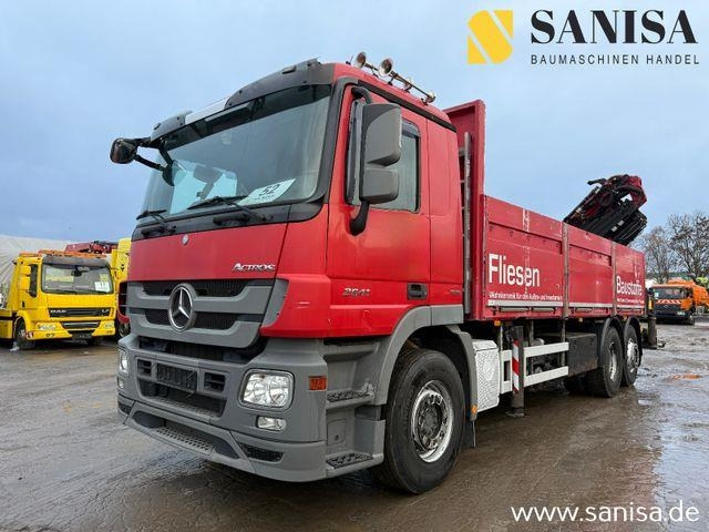 Mercedes-Benz Actros 2541/Kran/PK 34002-SH E/FlyJib/Funk/31Met - شاحنات مسطحة: صورة 1 Mercedes-Benz Actros 2541/Kran/PK 34002-SH E/FlyJib/Funk/31Met - شاحنات مسطحة: صورة 1