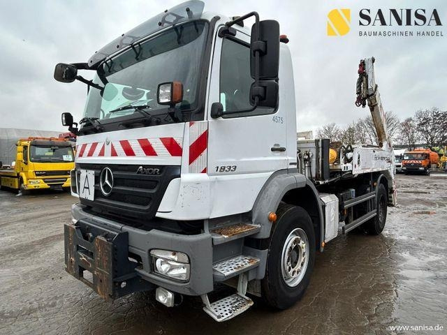 Mercedes-Benz Axor 1833 K/Blatt-Blatt/Tele. /Anbauplatte - شاحنة لودر انزلاقي: صورة 1 Mercedes-Benz Axor 1833 K/Blatt-Blatt/Tele. /Anbauplatte - شاحنة لودر انزلاقي: صورة 1