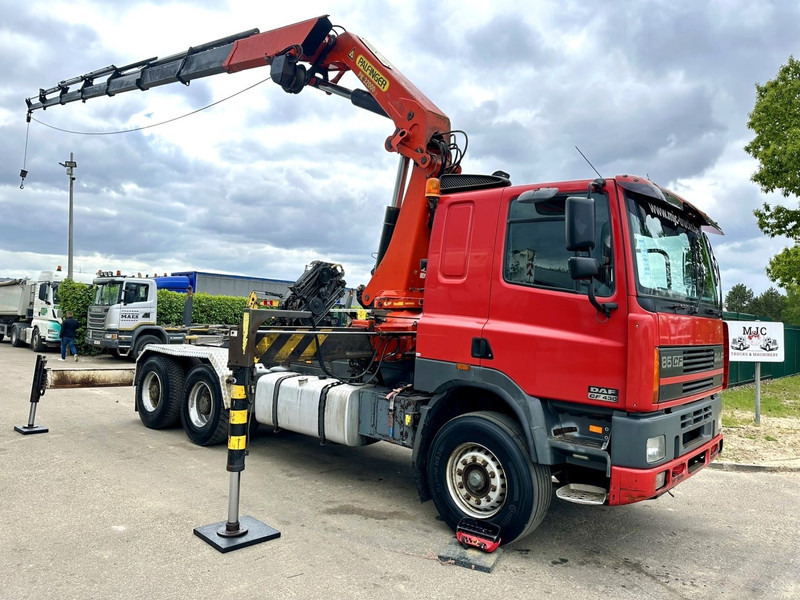 DAF 85 CF 430 6x4 CRANE PK 32.000 F (7x) + WINCH - EURO 2 - MANUAL ZF - HUB REDUCTION / STEEL SPRING - BE TRUCK - مقطورة السحب: صورة 1 DAF 85 CF 430 6x4 CRANE PK 32.000 F (7x) + WINCH - EURO 2 - MANUAL ZF - HUB REDUCTION / STEEL SPRING - BE TRUCK - مقطورة السحب: صورة 1