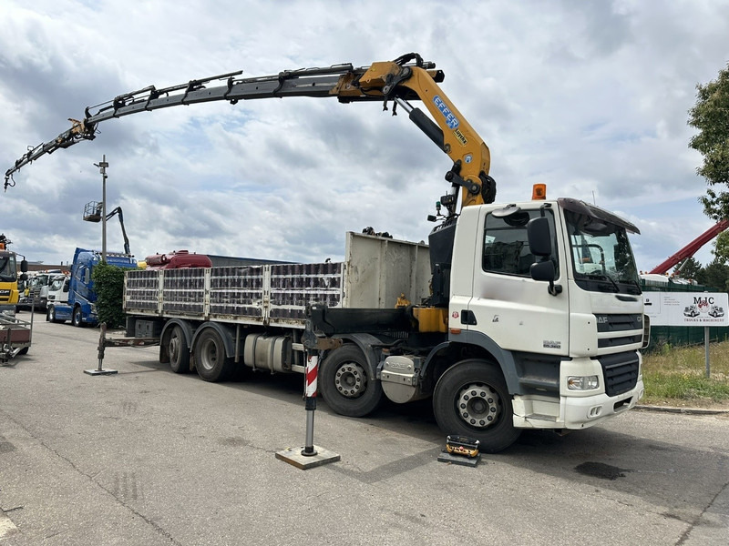 DAF CF 85.360 8x2 + KRAN (25m!) EFFER 305 6S + JIB 4S + ROTATOR - PLATORM 7m60 - LIFT + STEERING AXLE - EURO 5 - BE - شاحنات مسطحة, شاحنة كرين: صورة 2 DAF CF 85.360 8x2 + KRAN (25m!) EFFER 305 6S + JIB 4S + ROTATOR - PLATORM 7m60 - LIFT + STEERING AXLE - EURO 5 - BE - شاحنات مسطحة, شاحنة كرين: صورة 2