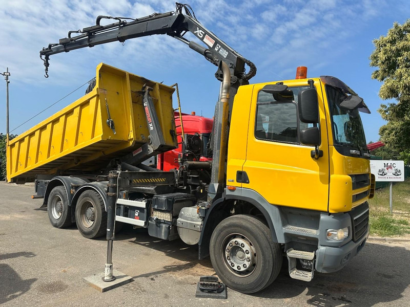 DAF CF 85.410 6X4 21T HOOKLIFT + CRANE HIAB 166-3 HIPRO + ROTATOR - 5/6F - RETARDER - TÜV 10/2025 - EURO 5 - BE TRUCK - شاحنة برافعة خطافية, شاحنة كرين: صورة 1 DAF CF 85.410 6X4 21T HOOKLIFT + CRANE HIAB 166-3 HIPRO + ROTATOR - 5/6F - RETARDER - TÜV 10/2025 - EURO 5 - BE TRUCK - شاحنة برافعة خطافية, شاحنة كرين: صورة 1