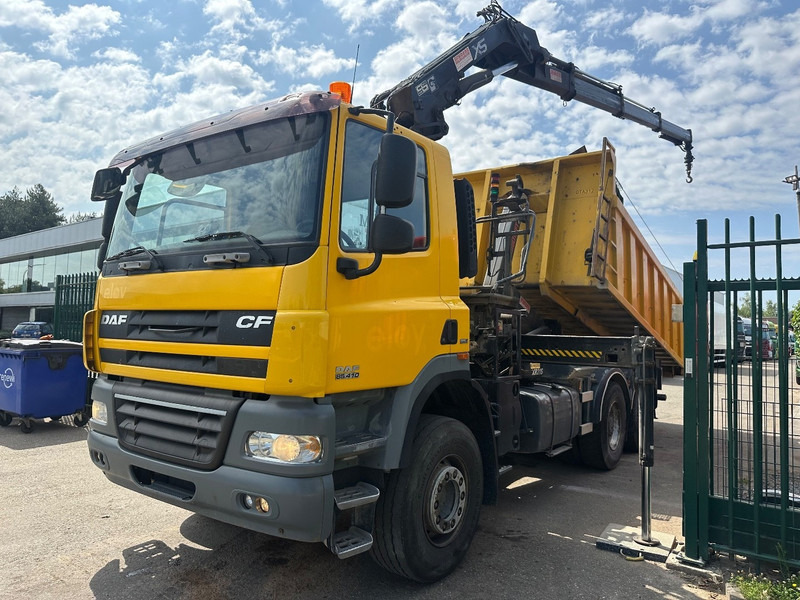 DAF CF 85.410 6X4 21T HOOKLIFT + CRANE HIAB 166-3 HIPRO + ROTATOR - 5/6F - RETARDER - TÜV 10/2025 - EURO 5 - BE TRUCK - شاحنة برافعة خطافية, شاحنة كرين: صورة 4 DAF CF 85.410 6X4 21T HOOKLIFT + CRANE HIAB 166-3 HIPRO + ROTATOR - 5/6F - RETARDER - TÜV 10/2025 - EURO 5 - BE TRUCK - شاحنة برافعة خطافية, شاحنة كرين: صورة 4