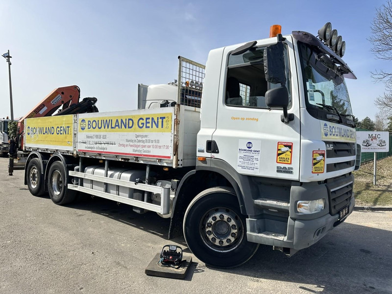 DAF CF 85.460 6x2 LIFT+LENK ACHSE  + KRAN PALFINGER PK 18500 (3x) + RADIO + ROTATOR - EURO 5 - AS TRONIC - BE TRUCK - شاحنات مسطحة, شاحنة كرين: صورة 1 DAF CF 85.460 6x2 LIFT+LENK ACHSE  + KRAN PALFINGER PK 18500 (3x) + RADIO + ROTATOR - EURO 5 - AS TRONIC - BE TRUCK - شاحنات مسطحة, شاحنة كرين: صورة 1