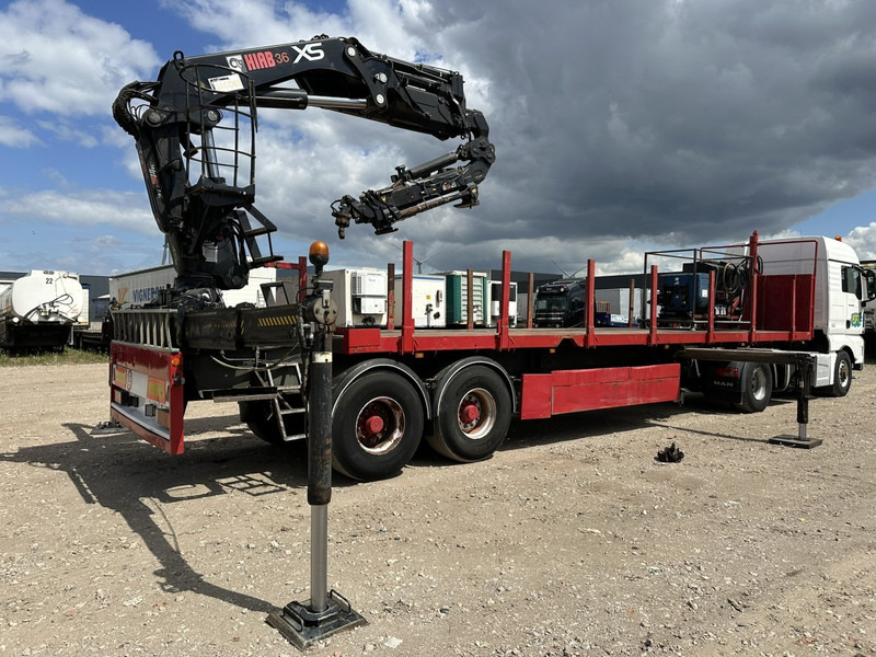 Kwb 2-AS KRAANWAGEN + HIAB 377 E-4 HIPRO + JIB 100X-3 + RADIO + ROTATOR - SAF assen - LUCHTVERING - BELGISCHE KENTEKEN - نصف مقطورة مسطحة: صورة 1 Kwb 2-AS KRAANWAGEN + HIAB 377 E-4 HIPRO + JIB 100X-3 + RADIO + ROTATOR - SAF assen - LUCHTVERING - BELGISCHE KENTEKEN - نصف مقطورة مسطحة: صورة 1