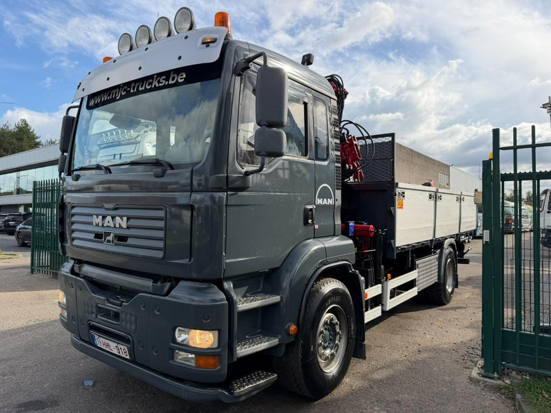 MAN TGA 18.350 4x2 TIPPER + CRANE HMF 1110 K2 + ROTATOR - STEEL SPRING / BLATT / BALLESTAS / LAMES - BE TRUCK - شاحنة قلاب, شاحنة كرين: صورة 4 MAN TGA 18.350 4x2 TIPPER + CRANE HMF 1110 K2 + ROTATOR - STEEL SPRING / BLATT / BALLESTAS / LAMES - BE TRUCK - شاحنة قلاب, شاحنة كرين: صورة 4