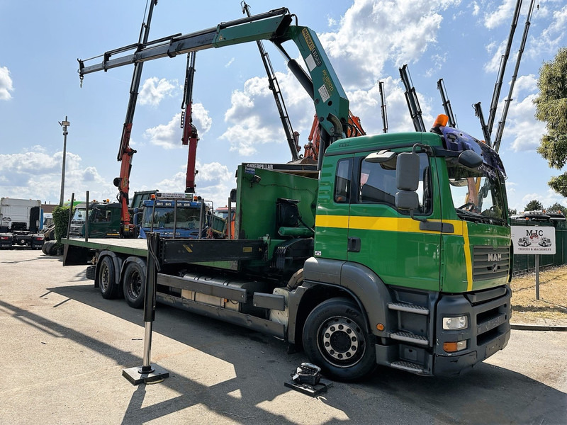 MAN TGA 26.360 6X2 BL + CRANE PALFINGER PK 18500 (4x) - LIFT + STEERING AXLE - PLATFORM 7m75 - MANUAL GEARBOX - شاحنة كرين: صورة 1 MAN TGA 26.360 6X2 BL + CRANE PALFINGER PK 18500 (4x) - LIFT + STEERING AXLE - PLATFORM 7m75 - MANUAL GEARBOX - شاحنة كرين: صورة 1
