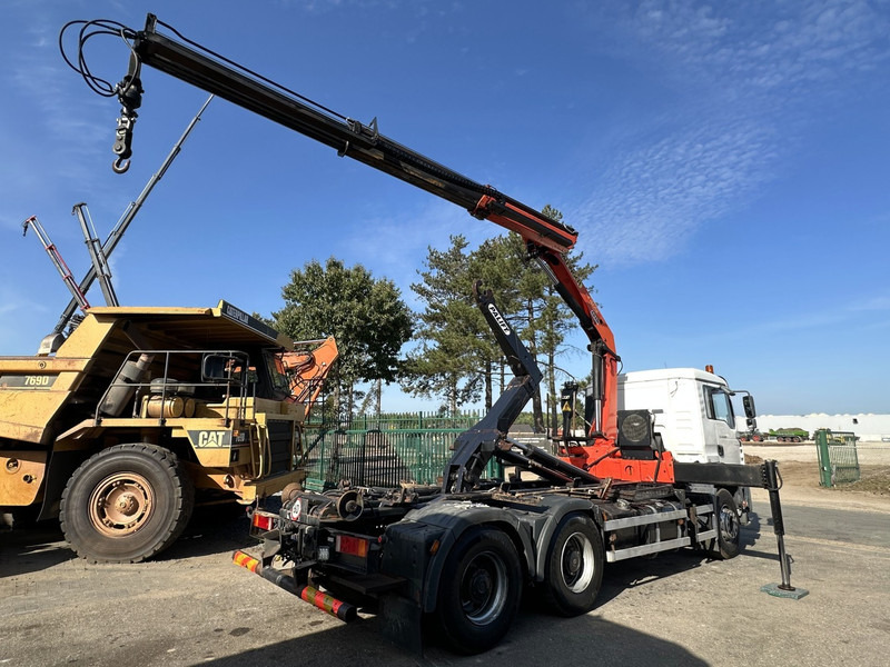 MAN TGA 33.360 6x4 HAAKSYSTEEM + KRAAN PALFINGER PK 15002 - MANUEEL - BLADVERIGN - NAAFREDUCTIE - BE TRUCK - شاحنة برافعة خطافية, شاحنة كرين: صورة 4 MAN TGA 33.360 6x4 HAAKSYSTEEM + KRAAN PALFINGER PK 15002 - MANUEEL - BLADVERIGN - NAAFREDUCTIE - BE TRUCK - شاحنة برافعة خطافية, شاحنة كرين: صورة 4