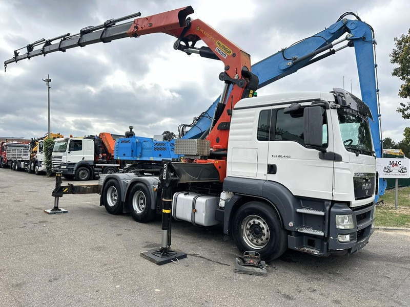 MAN TGS 26.440 6X4 + (22m) CRANE PALFINGER PK62002 E 6x H + 1ME - RETARDER - EURO 5 - BE TRUCK - شاحنة كرين: صورة 1 MAN TGS 26.440 6X4 + (22m) CRANE PALFINGER PK62002 E 6x H + 1ME - RETARDER - EURO 5 - BE TRUCK - شاحنة كرين: صورة 1