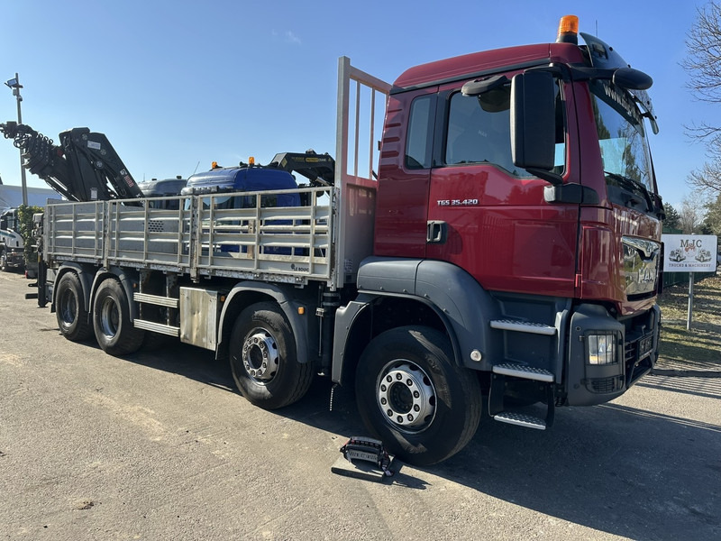 MAN TGS 35.420 8x4 + CRANE HIAB X-HIPRO 302 EP-5 - 192.000km - ROTATOR - 5/6 F - PLATFORM 6m55 - AIR SUSPENSION - TUV 06/2025 - TOP CONDITION - شاحنة كرين: صورة 1 MAN TGS 35.420 8x4 + CRANE HIAB X-HIPRO 302 EP-5 - 192.000km - ROTATOR - 5/6 F - PLATFORM 6m55 - AIR SUSPENSION - TUV 06/2025 - TOP CONDITION - شاحنة كرين: صورة 1