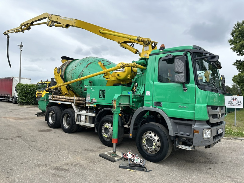 Mercedes-Benz ACTROS 3241 8x4 PUMI PM M 21-3 (21m) Putzmeister - *238.000km* / 1586H - EPS - BLADVERING / NAAFREDUCTIE - مضخة خرسانة: صورة 1 Mercedes-Benz ACTROS 3241 8x4 PUMI PM M 21-3 (21m) Putzmeister - *238.000km* / 1586H - EPS - BLADVERING / NAAFREDUCTIE - مضخة خرسانة: صورة 1