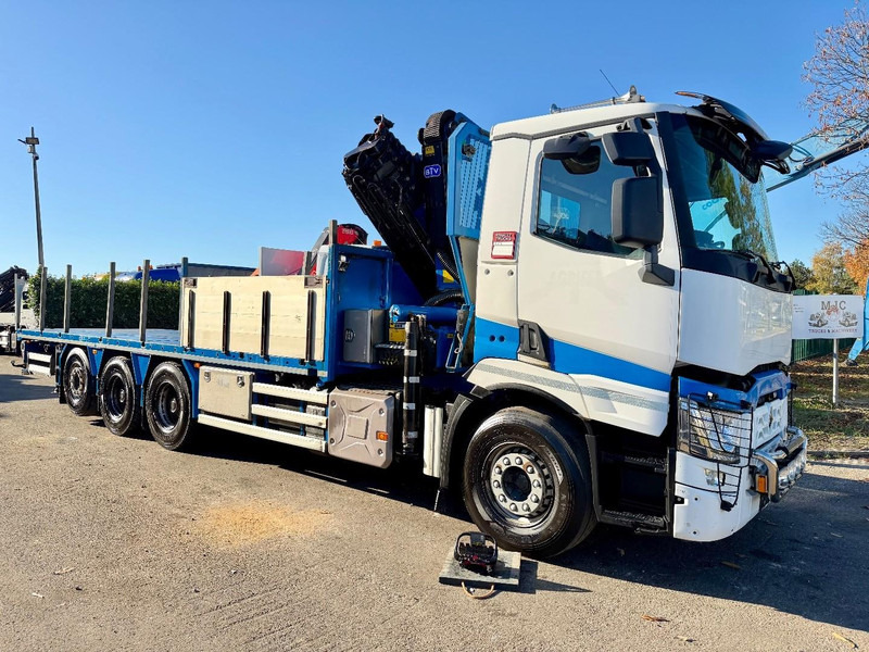 Renault C480 8x4 TRIDEM + CRANE (20m!) PALFINGER PK33002-EH E (6x) - PLATFORM 8m25 - LIFT/STEERING - GOOD TIRES - BE TRUCK - شاحنة كرين: صورة 2 Renault C480 8x4 TRIDEM + CRANE (20m!) PALFINGER PK33002-EH E (6x) - PLATFORM 8m25 - LIFT/STEERING - GOOD TIRES - BE TRUCK - شاحنة كرين: صورة 2
