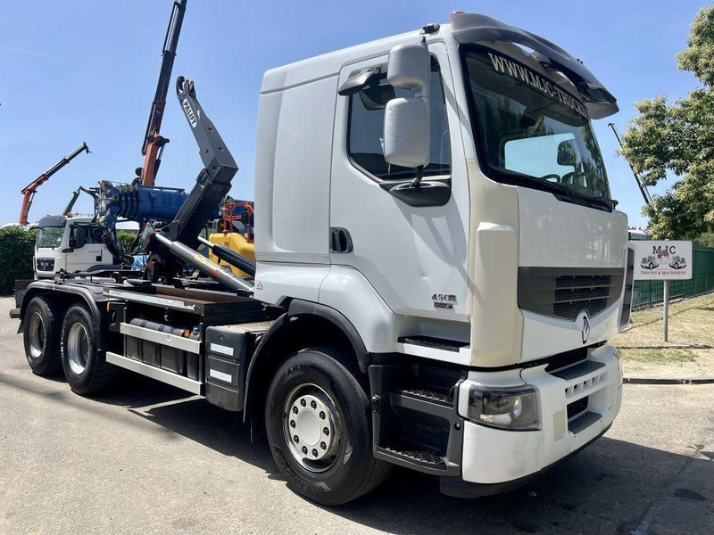 Renault Lander 450 DXI EURO 5 - 6x4 - 20T PALLIFT HAAKSYSTEEM / ABROLLKIPPER / GANCHO / PORTE CONTAINER - BLATT / AP ACHSEN - BE TRUCK - شاحنة برافعة خطافية: صورة 1 Renault Lander 450 DXI EURO 5 - 6x4 - 20T PALLIFT HAAKSYSTEEM / ABROLLKIPPER / GANCHO / PORTE CONTAINER - BLATT / AP ACHSEN - BE TRUCK - شاحنة برافعة خطافية: صورة 1