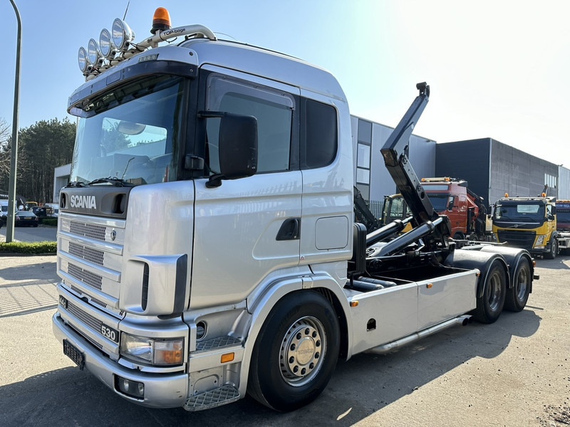 Scania 144G-530 V8 6x4 HOOKLIFT 20T MEILLER -VOL LUCHT - OPTI-CRUISE - CR19 SLAAPCABINE - شاحنة برافعة خطافية: صورة 3 Scania 144G-530 V8 6x4 HOOKLIFT 20T MEILLER -VOL LUCHT - OPTI-CRUISE - CR19 SLAAPCABINE - شاحنة برافعة خطافية: صورة 3