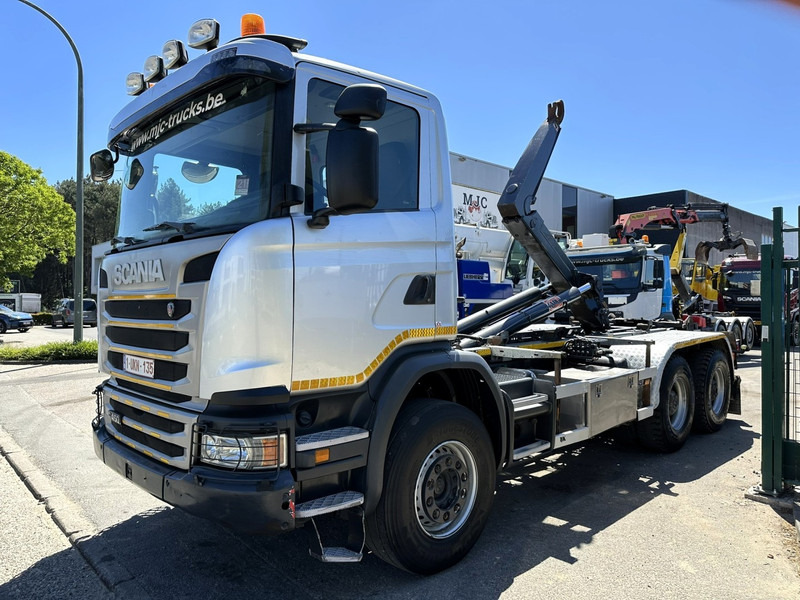 Scania G450 6x4 HOOKLIFT AJK 20T - 5760mm - 3m90 WB - HUB REDUCTION / STEEL SUSP. - EURO 6 - BE TRUCK - شاحنة برافعة خطافية: صورة 3 Scania G450 6x4 HOOKLIFT AJK 20T - 5760mm - 3m90 WB - HUB REDUCTION / STEEL SUSP. - EURO 6 - BE TRUCK - شاحنة برافعة خطافية: صورة 3