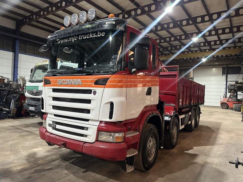 Scania G480 8x4 TIPPER + CRANE ATLAS 240.E4 + RADIO - STEEL SPRING / BIG AXLES - شاحنة قلاب, شاحنة كرين: صورة 3 Scania G480 8x4 TIPPER + CRANE ATLAS 240.E4 + RADIO - STEEL SPRING / BIG AXLES - شاحنة قلاب, شاحنة كرين: صورة 3