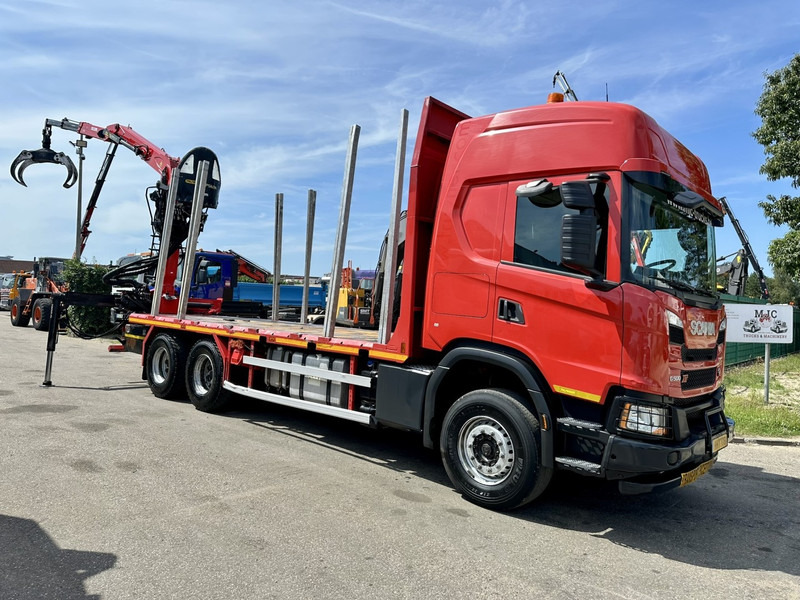 Scania G500 XT 6x4 WOOD / TIMBER / HOLZ CRANE PALFINGER EPSILON Q150Z + RETARDER - FULL AIR SUSP. - BE TRUCK - شاحنة قطع الأشجار, شاحنة كرين: صورة 1 Scania G500 XT 6x4 WOOD / TIMBER / HOLZ CRANE PALFINGER EPSILON Q150Z + RETARDER - FULL AIR SUSP. - BE TRUCK - شاحنة قطع الأشجار, شاحنة كرين: صورة 1