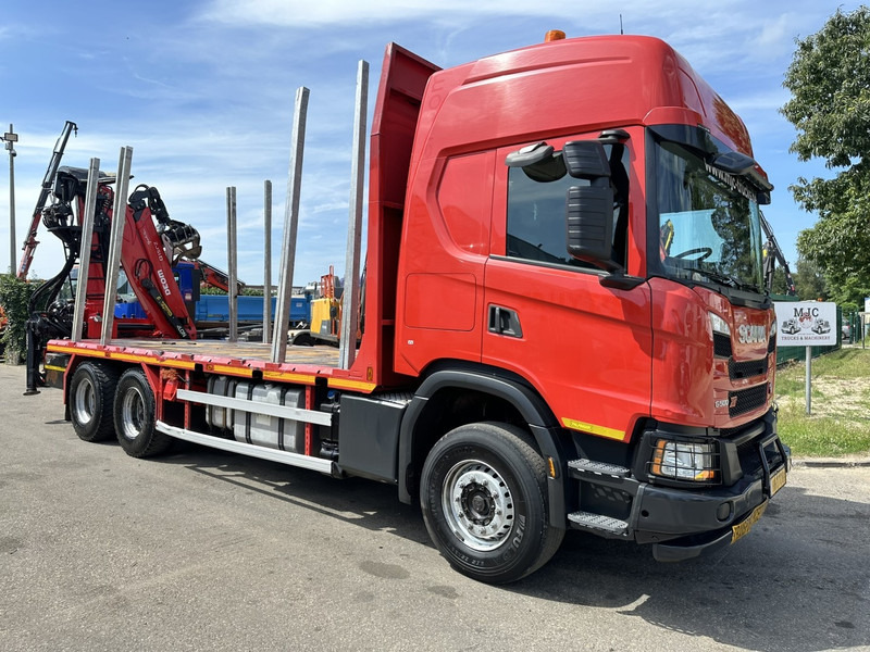 Scania G500 XT 6x4 WOOD / TIMBER / HOLZ CRANE PALFINGER EPSILON Q150Z + RETARDER - FULL AIR SUSP. - BE TRUCK - شاحنة قطع الأشجار, شاحنة كرين: صورة 2 Scania G500 XT 6x4 WOOD / TIMBER / HOLZ CRANE PALFINGER EPSILON Q150Z + RETARDER - FULL AIR SUSP. - BE TRUCK - شاحنة قطع الأشجار, شاحنة كرين: صورة 2