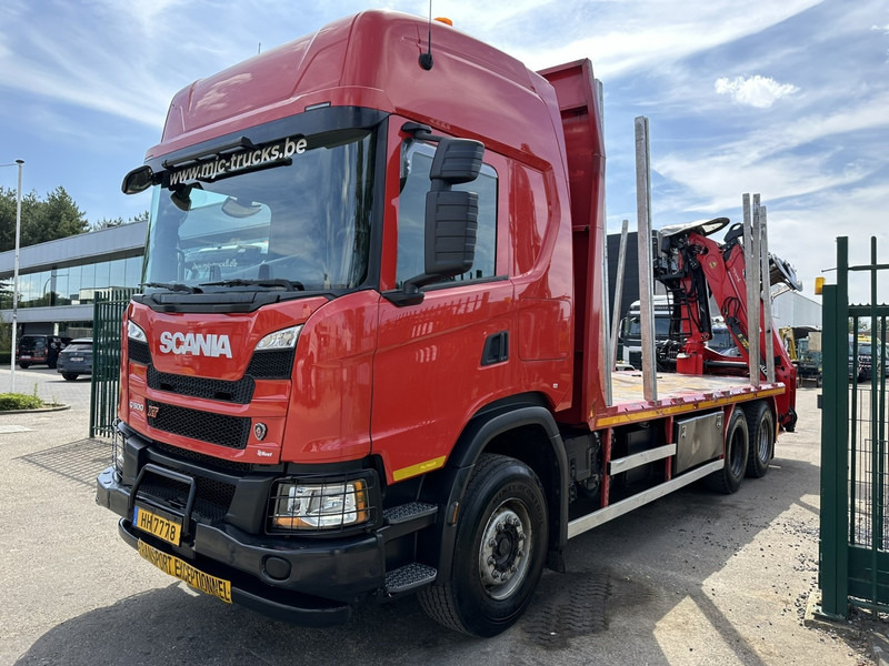 Scania G500 XT 6x4 WOOD / TIMBER / HOLZ CRANE PALFINGER EPSILON Q150Z + RETARDER - FULL AIR SUSP. - BE TRUCK - شاحنة قطع الأشجار, شاحنة كرين: صورة 3 Scania G500 XT 6x4 WOOD / TIMBER / HOLZ CRANE PALFINGER EPSILON Q150Z + RETARDER - FULL AIR SUSP. - BE TRUCK - شاحنة قطع الأشجار, شاحنة كرين: صورة 3