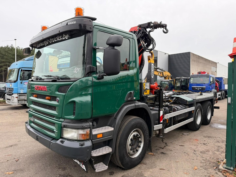 Scania P400 6x4 ABROLLKIPPER + KRAN PALFINGER PK9001 EH - RETARDER - 5/6F + ROTATOR + RADIO - WB 3m90 - EURO 5 - HUB REDUCTION / SPRING - BE TRUCK - شاحنة برافعة خطافية: صورة 3 Scania P400 6x4 ABROLLKIPPER + KRAN PALFINGER PK9001 EH - RETARDER - 5/6F + ROTATOR + RADIO - WB 3m90 - EURO 5 - HUB REDUCTION / SPRING - BE TRUCK - شاحنة برافعة خطافية: صورة 3