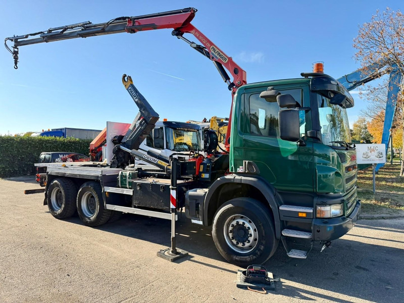 Scania P400 6x4 ABROLLKIPPER + KRAN PALFINGER PK9001 EH - RETARDER - 5/6F + ROTATOR + RADIO - WB 3m90 - EURO 5 - HUB REDUCTION / SPRING - BE TRUCK - شاحنة برافعة خطافية: صورة 2 Scania P400 6x4 ABROLLKIPPER + KRAN PALFINGER PK9001 EH - RETARDER - 5/6F + ROTATOR + RADIO - WB 3m90 - EURO 5 - HUB REDUCTION / SPRING - BE TRUCK - شاحنة برافعة خطافية: صورة 2