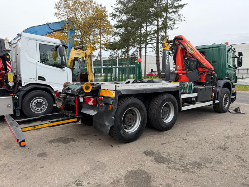 شاحنة برافعة خطافية, شاحنة كرين Scania P400 6x4 HOOKLIFT + CRANE PALFINGER PK9001 EH - RETARDER - 5/6F + ROTATOR + RADIO - WB 3m90 - EURO 5 - HUB REDUCTION / SPRING - BE TRUCK: صورة 8 شاحنة برافعة خطافية, شاحنة كرين Scania P400 6x4 HOOKLIFT + CRANE PALFINGER PK9001 EH - RETARDER - 5/6F + ROTATOR + RADIO - WB 3m90 - EURO 5 - HUB REDUCTION / SPRING - BE TRUCK: صورة 8