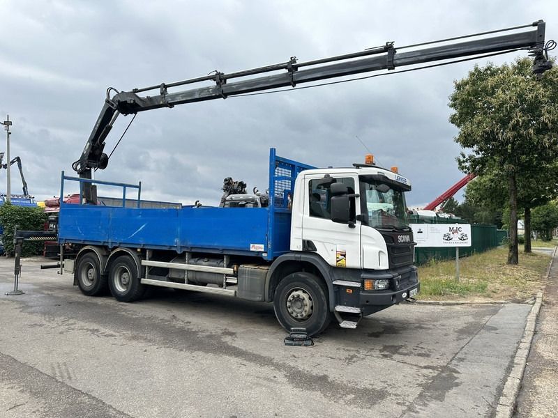 Scania P410 6x4 + CRANE HIAB 166 ES-4 - RETARDER - ROTATOR - PLATFORM 6m80 - BIG AXLES HUB REDUCTION - STEEL SPRING - شاحنة كرين: صورة 2 Scania P410 6x4 + CRANE HIAB 166 ES-4 - RETARDER - ROTATOR - PLATFORM 6m80 - BIG AXLES HUB REDUCTION - STEEL SPRING - شاحنة كرين: صورة 2