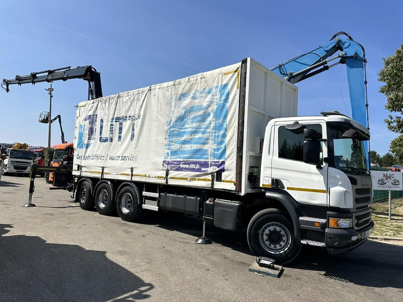 Scania P410 8x4 TRIDEM + CRANE HIAB 244 EP-4 HIDUO - RETARDER - LIFT + STEERING AXLE - *327.000km* - RADIO - شاحنة كرين: صورة 3 Scania P410 8x4 TRIDEM + CRANE HIAB 244 EP-4 HIDUO - RETARDER - LIFT + STEERING AXLE - *327.000km* - RADIO - شاحنة كرين: صورة 3