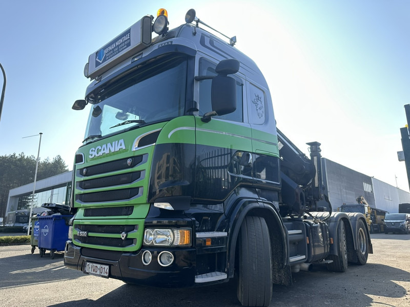 Scania R500 V8 6x2 TRACTOR + CRANE MKG HLK 231 HP (23tm) - 4x HYDR - RADIO - RETARDER - MANUAL - LIFT + STEERING AXLE - مقطورة السحب: صورة 4 Scania R500 V8 6x2 TRACTOR + CRANE MKG HLK 231 HP (23tm) - 4x HYDR - RADIO - RETARDER - MANUAL - LIFT + STEERING AXLE - مقطورة السحب: صورة 4
