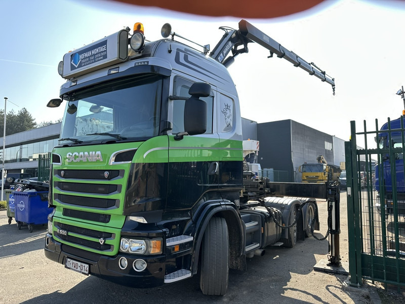 Scania R500 V8 6x2 TRACTOR + CRANE MKG HLK 231 HP (23tm) - 4x HYDR - RADIO - RETARDER - MANUAL - LIFT + STEERING AXLE - مقطورة السحب: صورة 5 Scania R500 V8 6x2 TRACTOR + CRANE MKG HLK 231 HP (23tm) - 4x HYDR - RADIO - RETARDER - MANUAL - LIFT + STEERING AXLE - مقطورة السحب: صورة 5