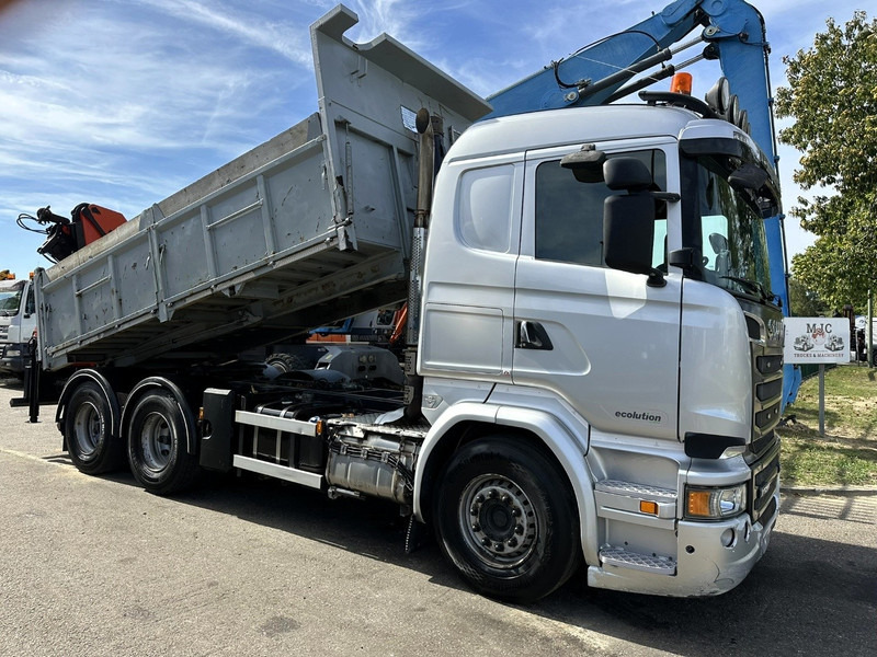 Scania R520 6x4 PRITSCHE + KRAN PALFINGER PK 15002 A - *ZSM + KIPPER* - RETARDER - *FULL AIR* - EUR 6 - BE TRUCK - شاحنات مسطحة, شاحنة كرين: صورة 5 Scania R520 6x4 PRITSCHE + KRAN PALFINGER PK 15002 A - *ZSM + KIPPER* - RETARDER - *FULL AIR* - EUR 6 - BE TRUCK - شاحنات مسطحة, شاحنة كرين: صورة 5