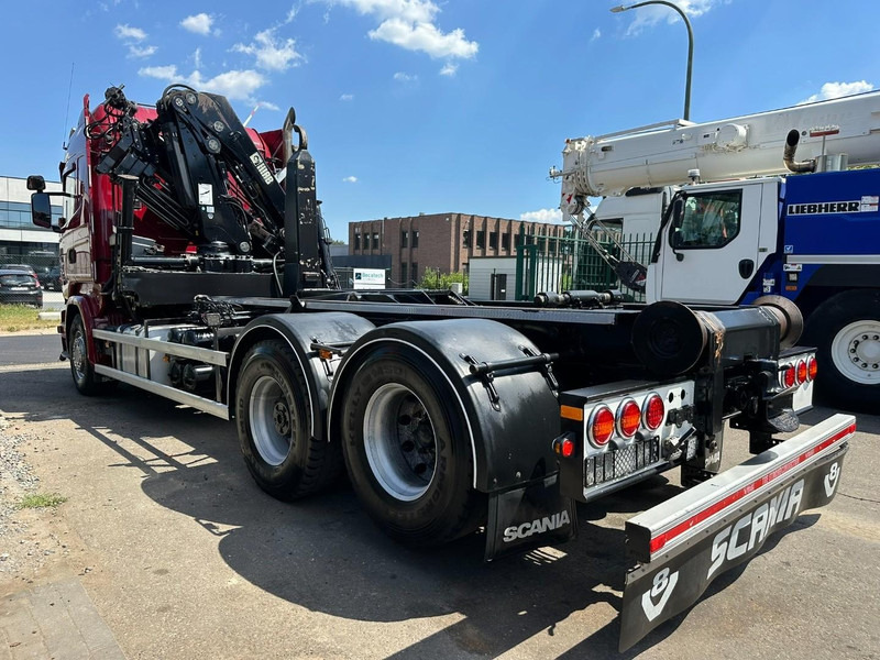Scania R580 6X2 V8 HOOKLIFT + CRANE HIAB 211 E-4 HIPRO - ROTATOR - RETARDER - ALCOA ALU - RADIO - NL TRUCK - شاحنة برافعة خطافية, شاحنة كرين: صورة 5 Scania R580 6X2 V8 HOOKLIFT + CRANE HIAB 211 E-4 HIPRO - ROTATOR - RETARDER - ALCOA ALU - RADIO - NL TRUCK - شاحنة برافعة خطافية, شاحنة كرين: صورة 5