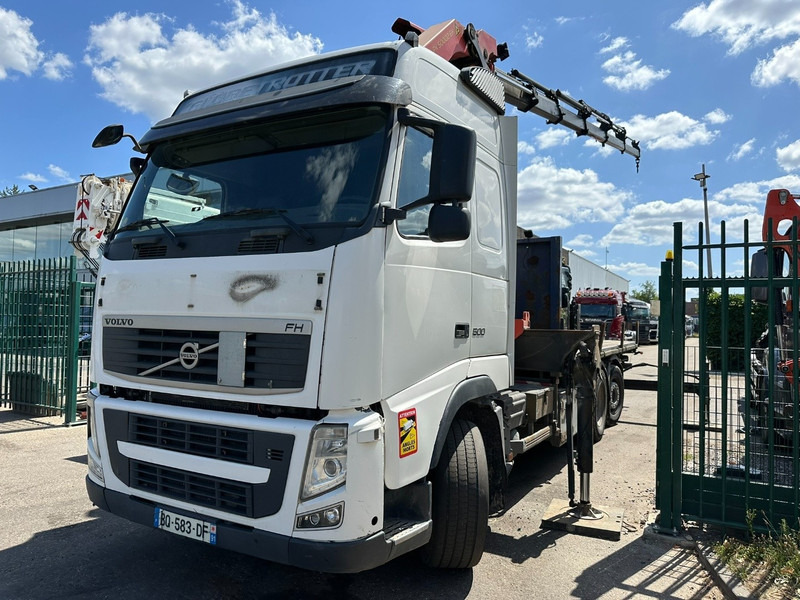 Volvo FH 500 6X2 + CRANE PALFINGER PK50002 E 6x - RETARDER - PLATFORM 6m20 - TWISTLOCKS 20' - 561.000km - EURO 5 - شاحنة كرين: صورة 3 Volvo FH 500 6X2 + CRANE PALFINGER PK50002 E 6x - RETARDER - PLATFORM 6m20 - TWISTLOCKS 20' - 561.000km - EURO 5 - شاحنة كرين: صورة 3