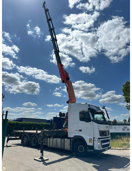 Volvo FH 500 6X2 PRITSCHE + KRAN PALFINGER PK50002 E 5x - RETARDER - PLATFORM 6m20 - TWISTLOCKS 20' - 561.000km - EURO 5 - شاحنات مسطحة, شاحنة كرين: صورة 4 Volvo FH 500 6X2 PRITSCHE + KRAN PALFINGER PK50002 E 5x - RETARDER - PLATFORM 6m20 - TWISTLOCKS 20' - 561.000km - EURO 5 - شاحنات مسطحة, شاحنة كرين: صورة 4