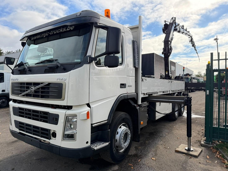 Volvo FM 300 6x4 + (25.8m!) PRITSCHE + KRAN HIAB 245 E-5 + JIB 65 X-3 + 2 ME - *228.000km* - MANUAL - A/C - EURO 3 - BELGIAN TRUCK - شاحنات مسطحة, شاحنة كرين: صورة 3 Volvo FM 300 6x4 + (25.8m!) PRITSCHE + KRAN HIAB 245 E-5 + JIB 65 X-3 + 2 ME - *228.000km* - MANUAL - A/C - EURO 3 - BELGIAN TRUCK - شاحنات مسطحة, شاحنة كرين: صورة 3
