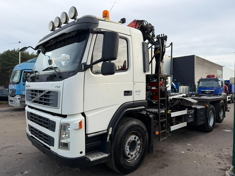 Volvo FM 400 6x2 HOOKLIFT + CRANE PALFINGER PK 15500 B (2x) - 5/6 F - MANUAL - EURO 4 - BE TRUCK - شاحنة برافعة خطافية, شاحنة كرين: صورة 4 Volvo FM 400 6x2 HOOKLIFT + CRANE PALFINGER PK 15500 B (2x) - 5/6 F - MANUAL - EURO 4 - BE TRUCK - شاحنة برافعة خطافية, شاحنة كرين: صورة 4