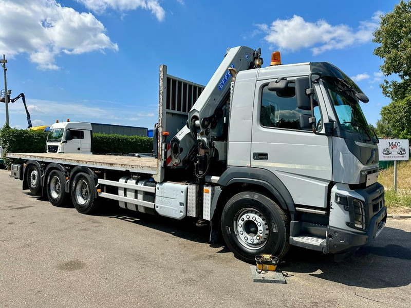 Volvo FMX 330 8x4 TRIDEM PRITSCHE + KRAN EFFER 265 / 6S - PLATFORM 7m50 - EURO 6 - RADIO - *473.000km* - TÜV 05/2026 - BE TRUCK - شاحنات مسطحة, شاحنة كرين: صورة 1 Volvo FMX 330 8x4 TRIDEM PRITSCHE + KRAN EFFER 265 / 6S - PLATFORM 7m50 - EURO 6 - RADIO - *473.000km* - TÜV 05/2026 - BE TRUCK - شاحنات مسطحة, شاحنة كرين: صورة 1