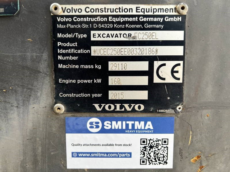 Volvo EC250E L - حفار زاحف: صورة 5 Volvo EC250E L - حفار زاحف: صورة 5