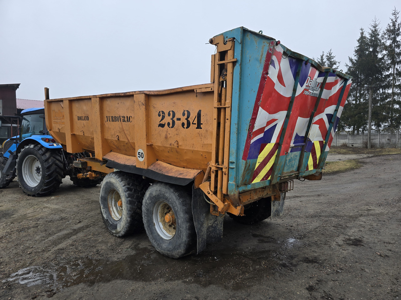 ROLLAND TURBOVRAC 23-34 - مقطورة قلابة زراعية/ شاحنة قلابة: صورة 5 ROLLAND TURBOVRAC 23-34 - مقطورة قلابة زراعية/ شاحنة قلابة: صورة 5