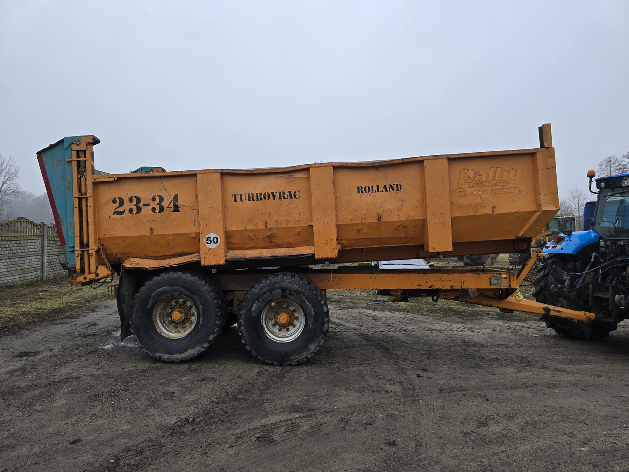 ROLLAND TURBOVRAC 23-34 - مقطورة قلابة زراعية/ شاحنة قلابة: صورة 1 ROLLAND TURBOVRAC 23-34 - مقطورة قلابة زراعية/ شاحنة قلابة: صورة 1