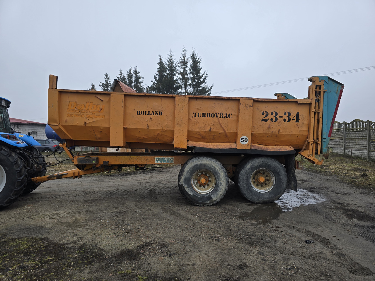 ROLLAND TURBOVRAC 23-34 - مقطورة قلابة زراعية/ شاحنة قلابة: صورة 4 ROLLAND TURBOVRAC 23-34 - مقطورة قلابة زراعية/ شاحنة قلابة: صورة 4