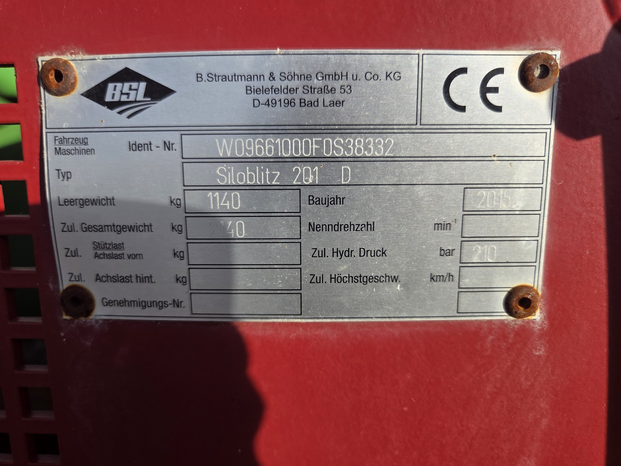 STRAUTMANN Siloblitz 201 D - حصادة الأعلاف: صورة 3 STRAUTMANN Siloblitz 201 D - حصادة الأعلاف: صورة 3