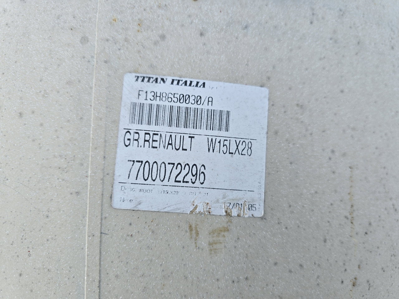 Titan W15LX28, piasta 150 mm - عجلات - آلات زراعية: صورة 3 Titan W15LX28, piasta 150 mm - عجلات - آلات زراعية: صورة 3