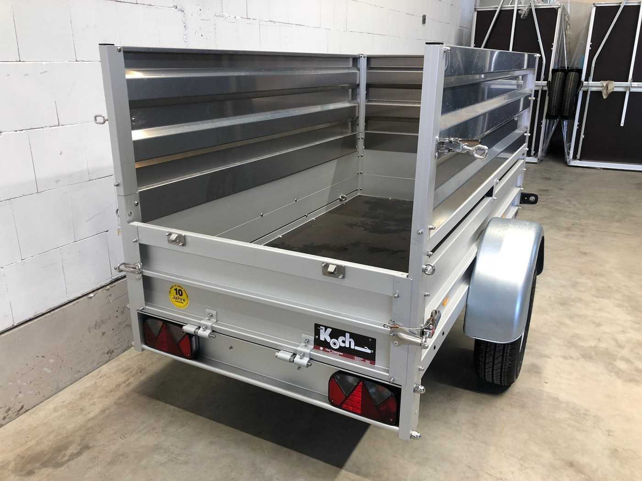 KOCH U2 mit Kastenaufsatz Kastenanhänger ungebremst - مقطورة عربة: صورة 4 KOCH U2 mit Kastenaufsatz Kastenanhänger ungebremst - مقطورة عربة: صورة 4
