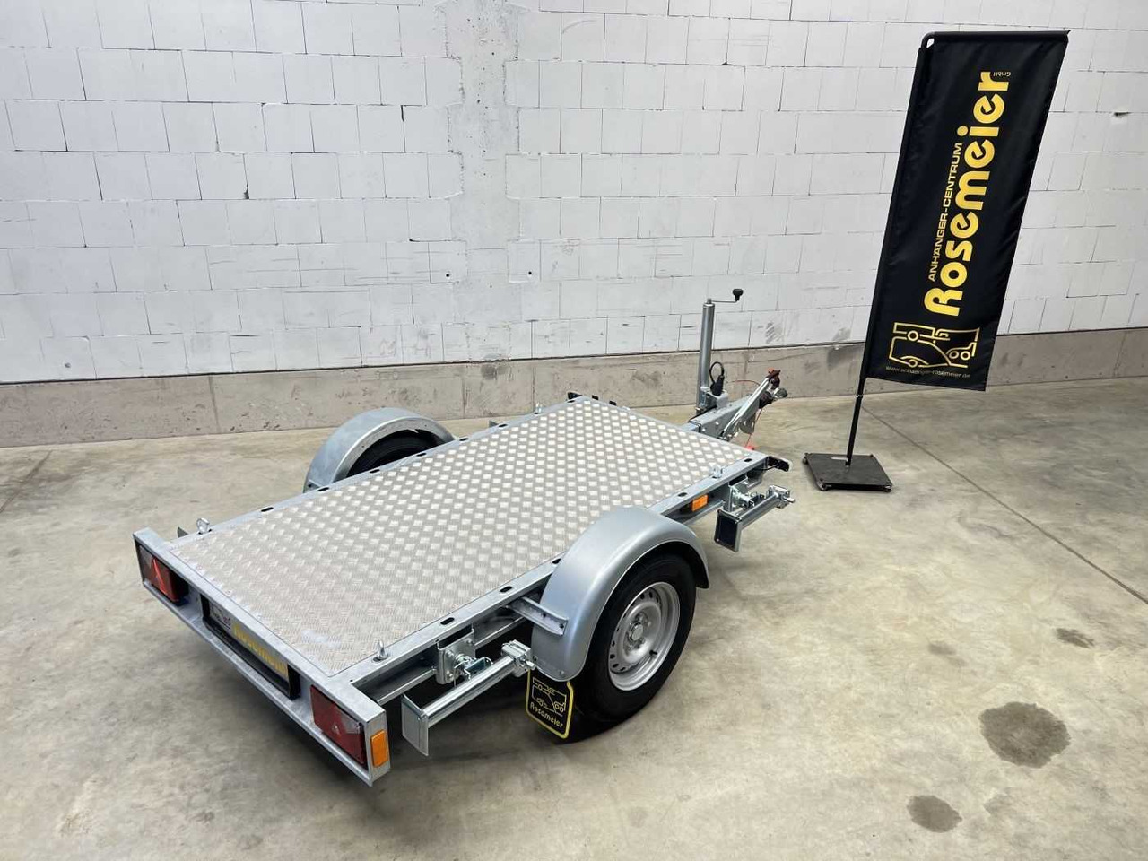 VEZEKO Generator 1-Achser Maschinentransporter - مقطورة دراجة نارية: صورة 4 VEZEKO Generator 1-Achser Maschinentransporter - مقطورة دراجة نارية: صورة 4