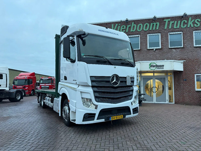 Mercedes-Benz Actros Actros 2542LL 6X2 met open laabak BDF Platform NL Truck - شاحنات مسطحة: صورة 1 Mercedes-Benz Actros Actros 2542LL 6X2 met open laabak BDF Platform NL Truck - شاحنات مسطحة: صورة 1