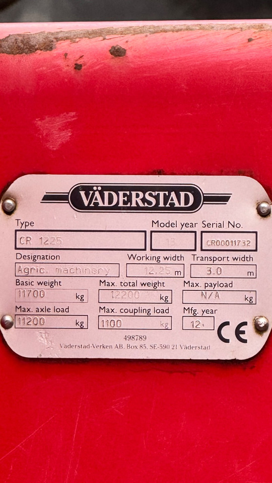 Väderstad Carrier 1225 # CrossCutter#neue Steelrunner - مسفلة قرصية: صورة 2 Väderstad Carrier 1225 # CrossCutter#neue Steelrunner - مسفلة قرصية: صورة 2