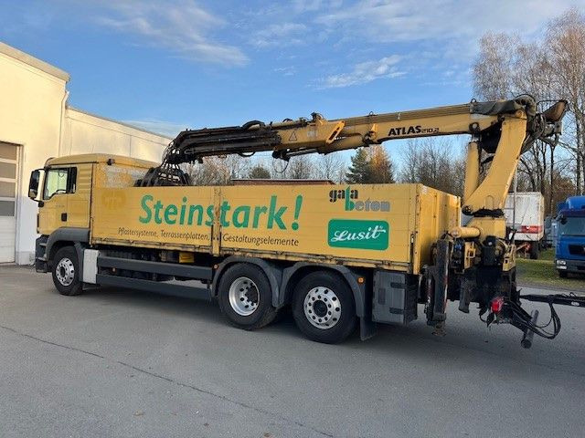 MAN TGS 26.400 Baustoff LKW mit Ladekran Atlas 210.2 MAN TGS 26.400 Baustoff LKW mit Ladekran Atlas 210.2 - شاحنات مسطحة, شاحنة كرين: صورة 4 MAN TGS 26.400 Baustoff LKW mit Ladekran Atlas 210.2 MAN TGS 26.400 Baustoff LKW mit Ladekran Atlas 210.2 - شاحنات مسطحة, شاحنة كرين: صورة 4