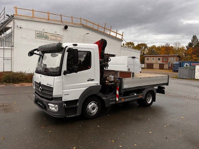 Mercedes-Benz Atego 818 mit Ladekran - شاحنة كرين: صورة 1 Mercedes-Benz Atego 818 mit Ladekran - شاحنة كرين: صورة 1