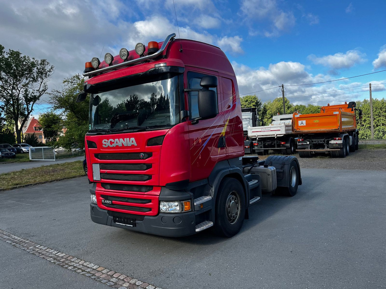 Scania R450 Sattelzugmaschine mit Kipphydraulik - رأس تريلا: صورة 1 Scania R450 Sattelzugmaschine mit Kipphydraulik - رأس تريلا: صورة 1
