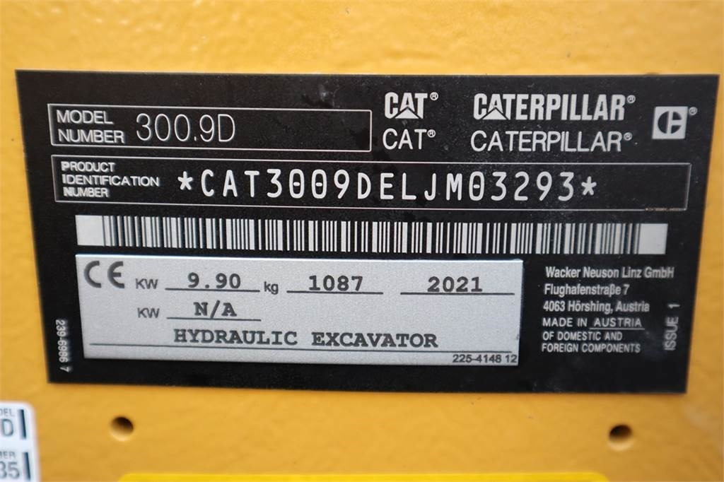 تأجير CAT 300.9D NEW, Valid inspection, *Guarantee! Hydr Qui  CAT 300.9D NEW, Valid inspection, *Guarantee! Hydr Qui: صورة 6